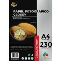 Papel fotográfico glossy 230g A4 X-COLOUR 1000 FOLHAS