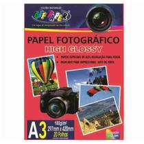 Papel Fotografico Glossy A3 Off Paper 180g 20fls Papel Fotografico Glossy A3 Off Paper 180g 20fls