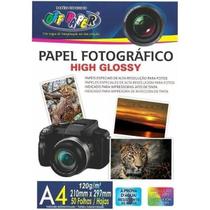 Papel Fotografico Glossy A4 120G 10549 Off Paper Pacote