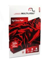 Papel Fotográfico Glossy A4 150g Multilaser 50 Folhas