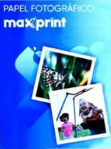 Papel fotografico glossy a4 180g 50 folhas - max print