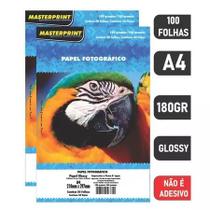Papel Fotográfico Glossy A4 180g Masterprint