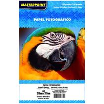 Papel Fotográfico Glossy A4 210x297 180g C/ 50 Masterprint