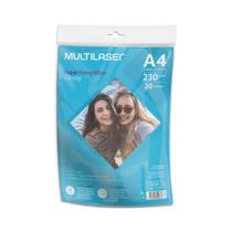 Papel Fotográfico Glossy A4 230g 20 Folhas - Pe042 - Multilaser