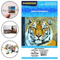 Papel Fotográfico Glossy A4 230g 50 Folhas À Prova Dágua Masterprint