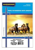 Papel Fotográfico Glossy Auto-adesivo 130 G/m2 A4 20 Folha Branco Papel Fotográfico Glossy Auto-adesivo 130 G/m2 A4 20 Folha Branco