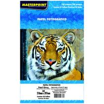 Papel Fotográfico Glossy com 50 Folhas 230g A4 Branco Brilhante Masterprint