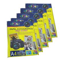 Papel Fotográfico Glossy Off Paper A4 180 Gramas 250 Folhas