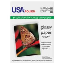Papel fotográfico glossy paper A4 150g 7047 50 fls Usa Folien