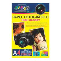 Papel Fotográfico High Glossy 180g A4 20 Folhas - Off Paper