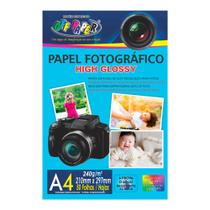 Papel Fotográfico High Glossy 240g A4 50 Folhas - Off Paper