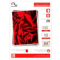 Papel Fotográfico High Glossy A4 180 g/m² 10 Folhas - Multilaser