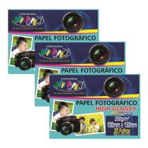 Papel Fotográfico High Glossy Off Paper 250g Pacte 20 folhas