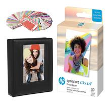 Papel fotográfico HP Sprocket 2.3 x 3.4 Premium Zink (50 folhas) Papel fotográfico HP Sprocket 2.3 x 3.4 Premium Zink (50 folhas)