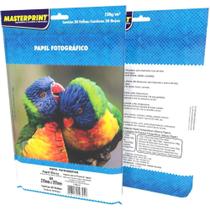 Papel Fotografico INKJET A4 GLOSSY 150G (7898119190278)