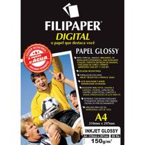 Papel Fotografico INKJET A4 GLOSSY 150G