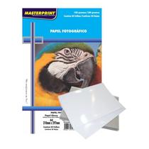 Papel Fotografico Inkjet A4 Glossy 180g 50Fls Masterprint Papel Fotografico Inkjet A4 Glossy 180g 50Fls Masterprint