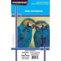 Papel Fotografico Inkjet A4 Glossy 180g Masterprint Pct.c/20