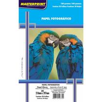 Papel fotografico inkjet a4 glossy 180g pct.c/20 - MASTERPRINT
