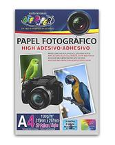 Papel Fotografico Inkjet A4 High Adesivo 130G.