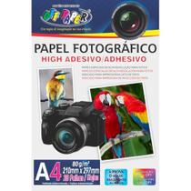 Papel Fotografico Inkjet A4 High Glossy Ades.Brilho 80G