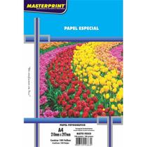 Papel Fotográfico Inkjet A4 Matte 108 g - Masterprint - KIT C/100
