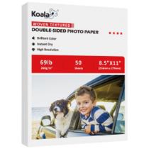 Papel fotográfico KOALA PAPER dupla face 8,5" x 11" 260 g/m² 50 folhas Papel fotográfico KOALA PAPER dupla face 8,5" x 11" 260 g/m² 50 folhas