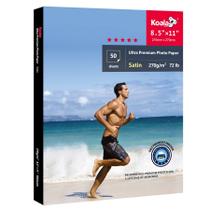 Papel fotográfico Koala Ultra Premium 8,5x11" 270 g/m² 50 folhas