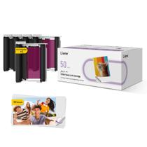 Papel Fotográfico Liene Pearl N200 Pro Adesivo 50 Folhas 2x3"