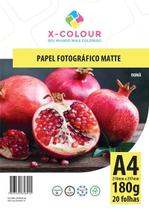 Papel fotográfico matte 180gr A4 - 20 folhas