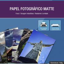 Papel Fotográfico Matte A4 108g 100 Folhas - nanoseries