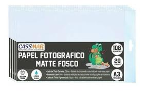 Papel Fotográfico Matte Fosco A3 108g Cassmar 100 fls