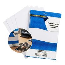 Papel Fotográfico Matte Fosco A4 230g Masterprint 100 Folhas para Jato de Tinta