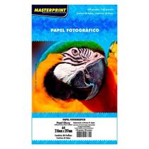 Papel Fotográfico, Papel FOTO, Inkjet, A4, Glossy, 180 g, Masterprint, 302010004, branco, pacote de 50 folhas