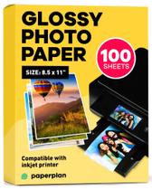 Papel fotográfico Paper Plan Glossy 8,5x11 170 g/m2 100 folhas