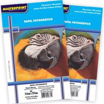 Papel Fotográfico Premium A4 180g 50 fls Inkjet Brilho Glossy Masterprint