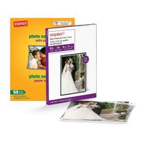 Papel fotográfico Staples Supreme Satin 8,5x11" 50 folhas Papel fotográfico Staples Supreme Satin 8,5x11" 50 folhas