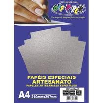 Papel Glitter Metálico 250g Off Paper
