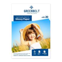 Papel Glossy A4 180g Greenbelt 20 folhas