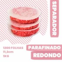 Papel Hambúrguer Redondo 11,2 Cm Kit 5kg (6200 Un Aprox)