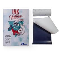 Papel Hectográfico Estêncil para Tatuagem Roxo - Caixa com 100 Unidades Papel Hectográfico Estêncil para Tatuagem Roxo - Caixa com 100 Unidades
