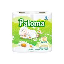 Papel hig. paloma perfum camomila c/4 ro