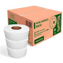 Papel hig rolo fs natureza 8x300mt ipel Papel hig rolo fs natureza 8x300mt ipel