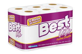 Papel Higênico Best Lite Folha Dupla Com 12 Rolos
