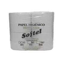 Papel Higiênico 500m Luxo Softel com 8 Rolos