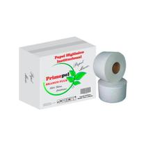 Papel Higiênico 8 Rolos Branco Plus Primepel