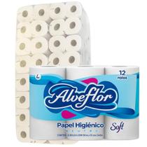 Papel Higiênico Alveflor Soft 30Mts Fardo 48 Rolos