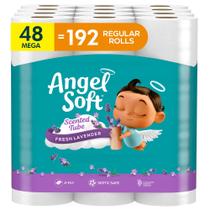 Papel higiênico Angel Soft Fresh Lavender Scented 48 Mega Rolls