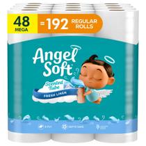Papel higiênico Angel Soft Fresh Linen Scented 48 Mega Rolls Papel higiênico Angel Soft Fresh Linen Scented 48 Mega Rolls