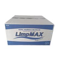 Papel Higiênico Branco 100% Celulose - folha simples - Rolão 8x300m - Limpmax Papel Higiênico Branco 100% Celulose - folha simples - Rolão 8x300m - Limpmax